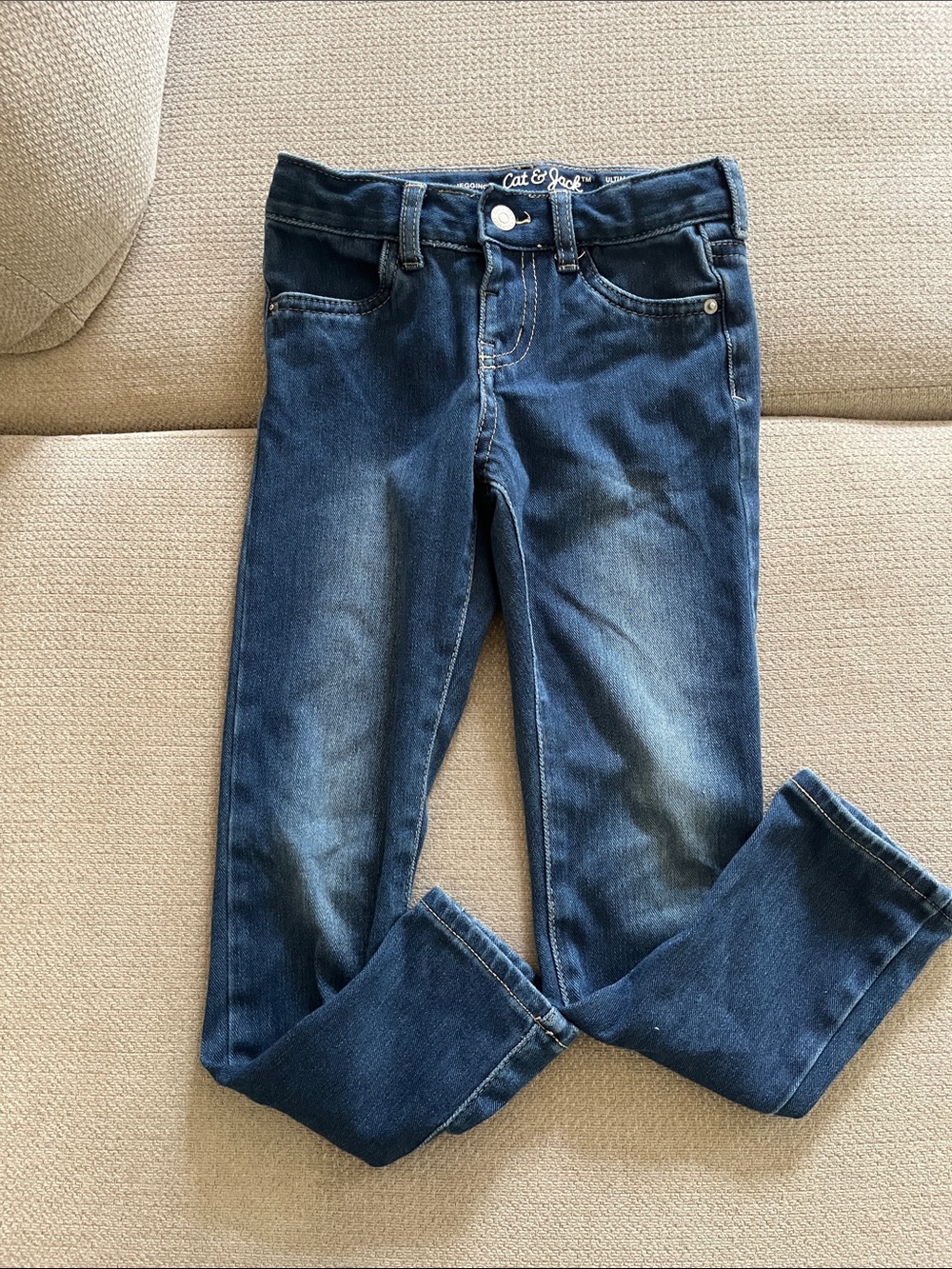 💙5 for $10💙 Cat & Jack Dark Blue Stretch Jeggings for Kids 5t
